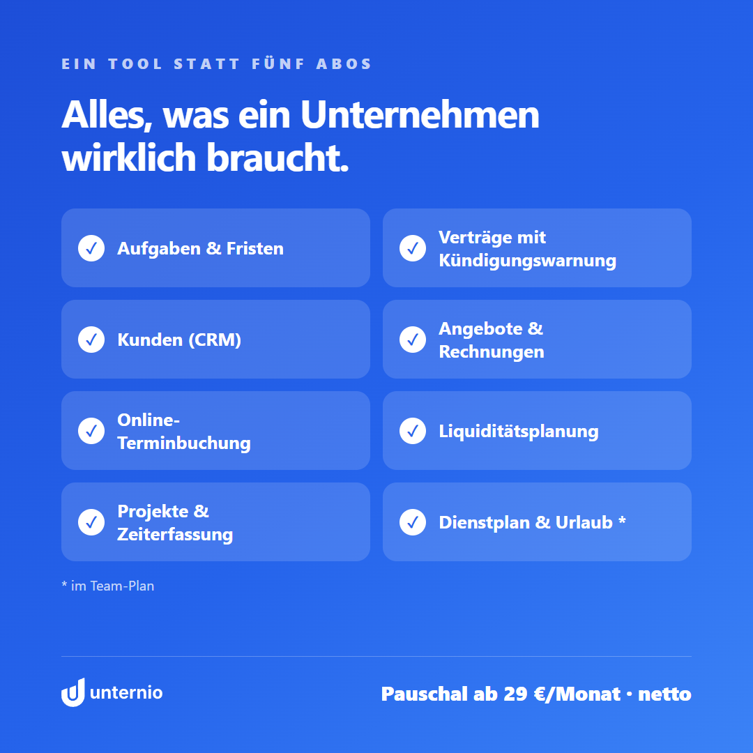 Feed-Grafik: Alle Module in einem Tool